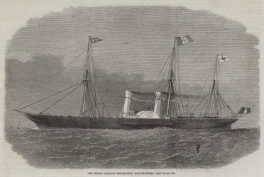 The Royal Italian Steam-Ship Esploratore